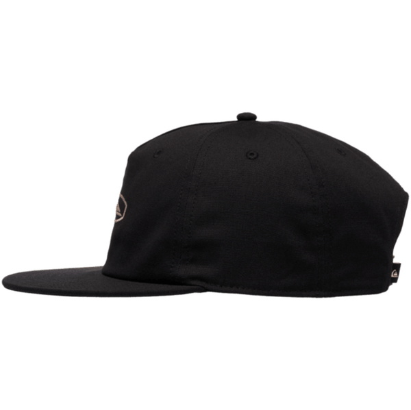 2026 Quiksilver Mens Drifter Canvas Cap EQYHA03412 - True Black
